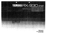 Yamaha RX-930-Owners-Manual 